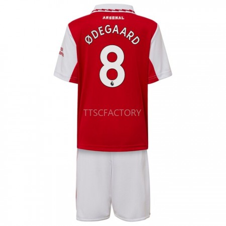 Arsenal Odegaard 8 Børn Hjemme Fodboldsæt 2022-23 S/S (+ Korte bukser)